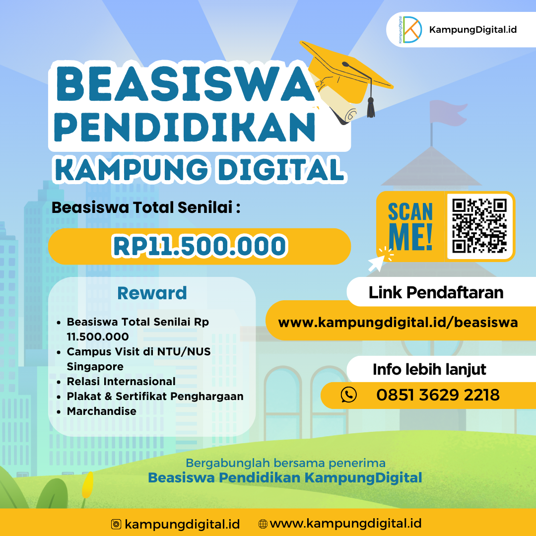 Beasiswa Kampung Digital: Membangun Generasi Digital dari Akar Rumput